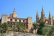 Mallorca: Königspalast und Kathedrale La Seu in Palma